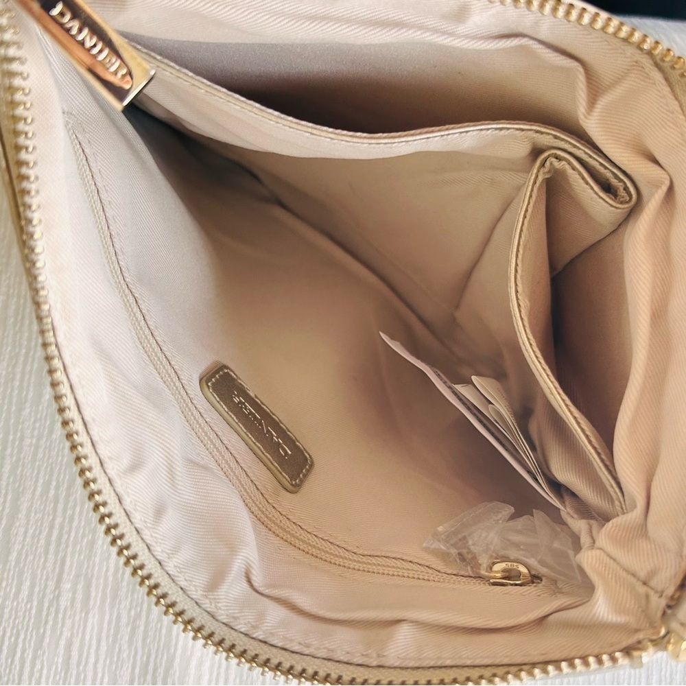 Danier Gold and Silver leather Clutch - Picture 2 of 4